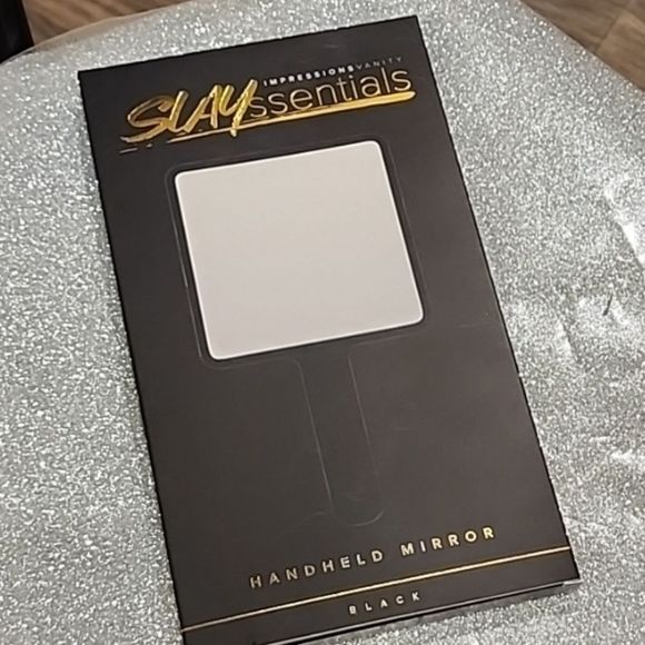 Impressions SLAYssentials Square Hand Mirror- Black - Picture 5 of 5